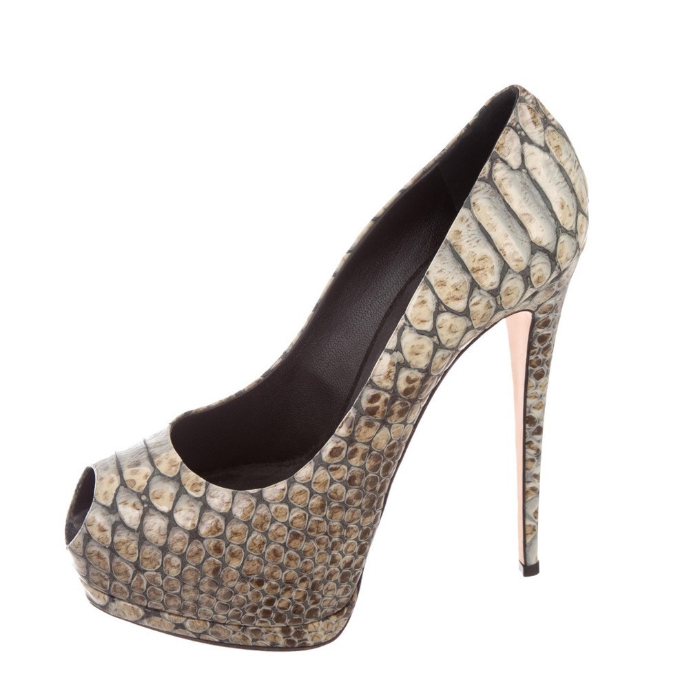 Giuseppe Zanotti Sharon 105 Python Pumps